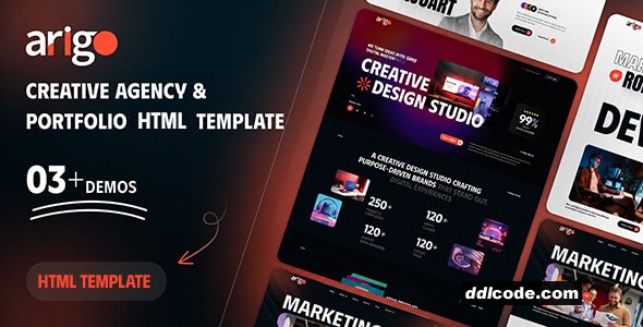 Arigo - Creative Agency & Portfolio HTML Template