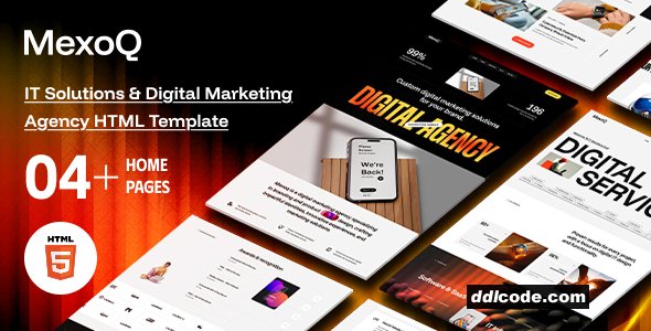Mexoq - Digital Marketing AI Agency and IT Solutions Html Template