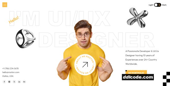 John Roxton - Personal Portfolio HTML 5 Template
