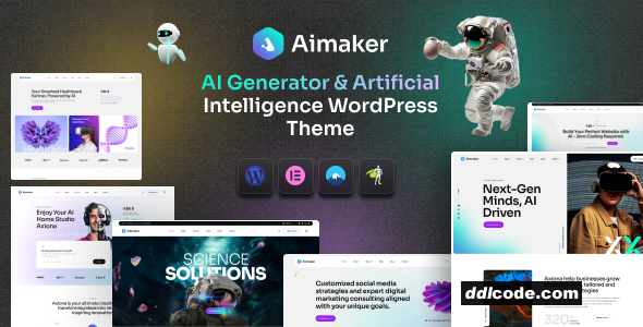 Aimaker - AI Agency & Technology WordPress Theme