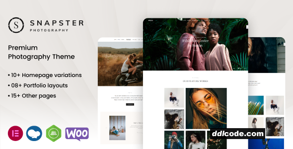 Snapster - Photography WordPress Theme