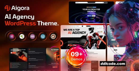 Aigora - AI Agency WordPress Theme