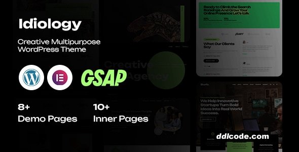 Idiology - Creative & Corporate WordPress Theme