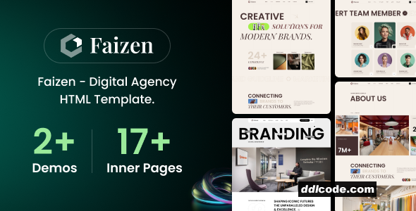 Faizen - Digital Agency HTML5 Template