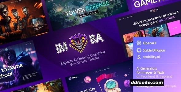 Imba - Gaming, eSports & Cybersports WordPress Theme + Shop