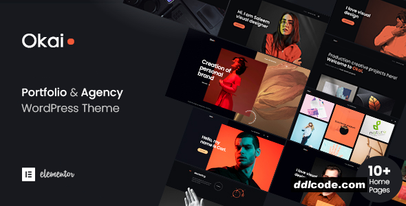 Okai - Creative Agency Portfolio WordPress Theme