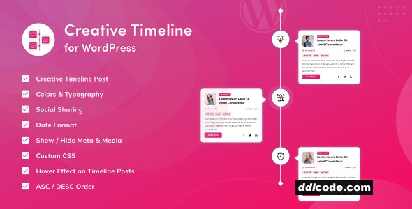 Creative Timeline for WordPress