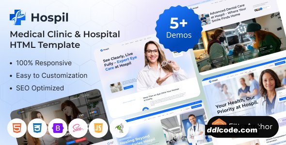 Hospil - Medical and Healthcare HTML Template