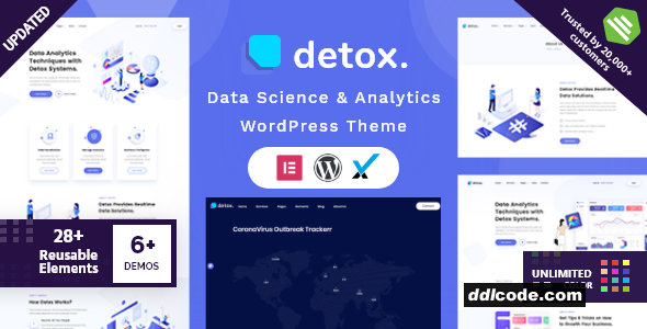 Detox - Data Science & Analytics WordPress Theme