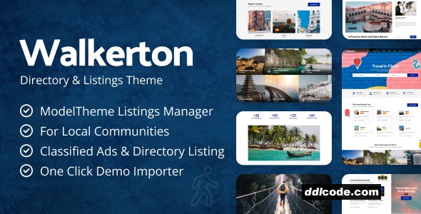 Walkerton - Directory & Listing, Travel WordPress Theme