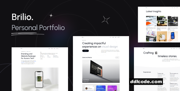 Brilio - Personal Portfolio HTML