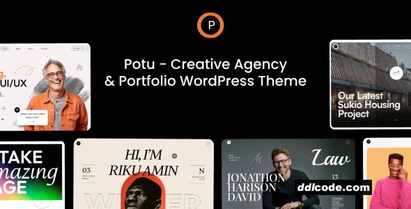 Potu - Creative Agency & Portfolio WordPress Theme