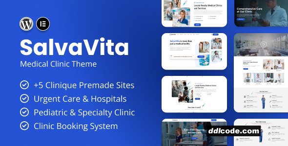 SalvaVita - Medical Clinic WordPress Theme