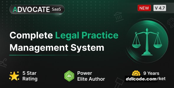 Advocate SaaS - Legal Practice Management