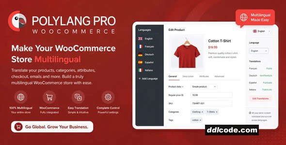 Polylang for WooCommerce