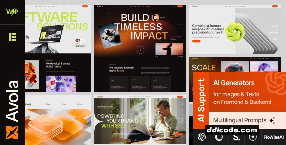 Avola - IT Business & Digital Company WordPress Theme