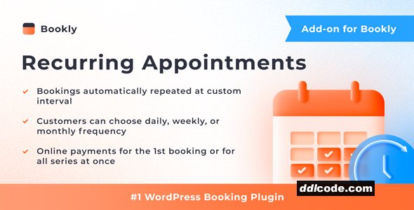 Bookly Recurring Appointments (Add-on)