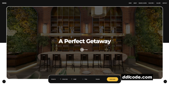Dess - Hotel & Resort WordPress Theme