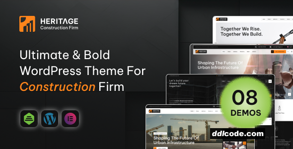 Heritage - Construction & Building WordPress Theme