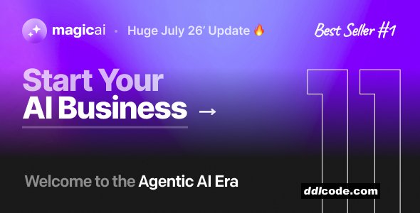 MagicAI - All-In-One SaaS Platform for AI Text, Image and Content Generation