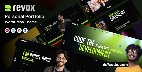 Revox - Personal Portfolio WordPress Theme