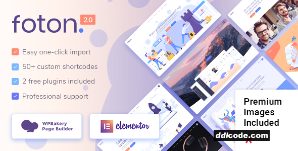 Foton - Software and App Landing Page WordPress Theme