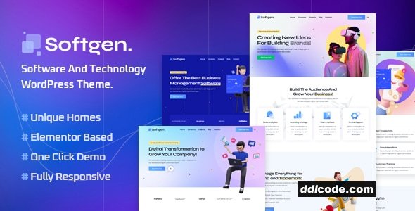 Softgen - Software & Technology WordPress Theme
