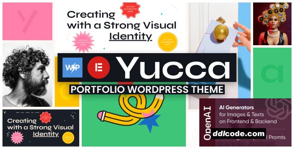 Yucca - Personal Artist Lookbook WordPress Theme