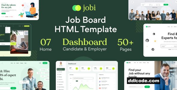 Jobi - Responsive Job Board HTML Template