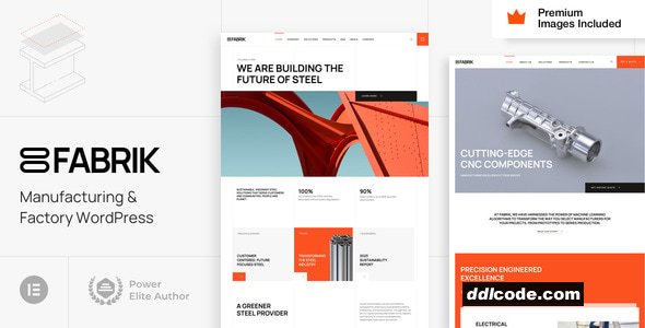 Fabrik - Factory Manufacturer WordPress Theme