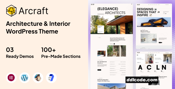 Arcraft - Architecture & Interior WordPress Theme