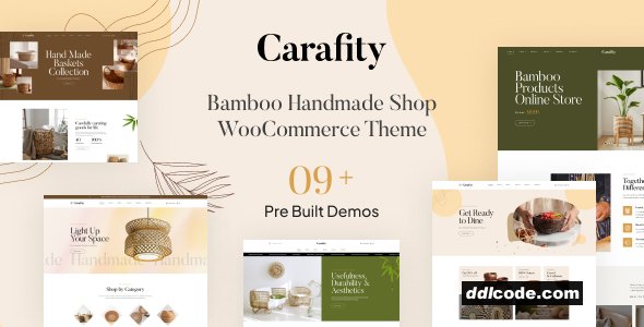 Carafity - Bamboo Handmade Shop WooCommerce Theme