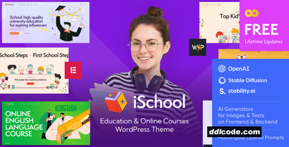 iSchool - Teaching & Online Tutoring School WordPress Theme