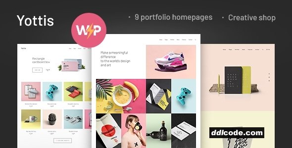 Yottis - Creative Portfolio WordPress Theme + Store