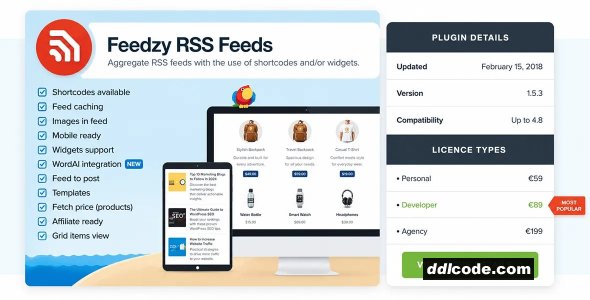 Feedzy RSS Feeds Premium