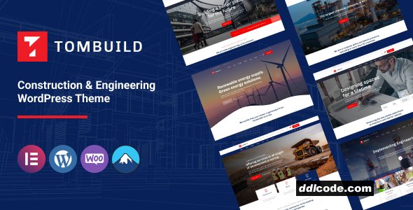 Tombuild - Construction & Engineering WordPress Theme