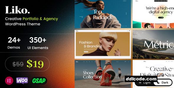 Liko - Creative Agency & Portfolio WordPress Theme