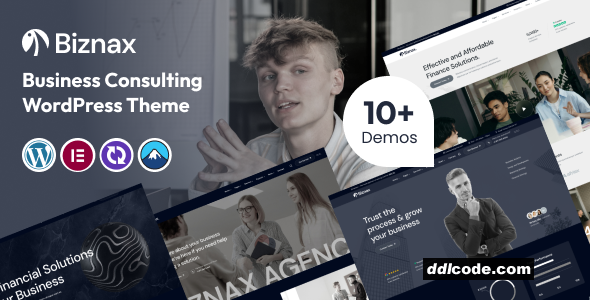 Biznax - Business Consulting WordPress Theme