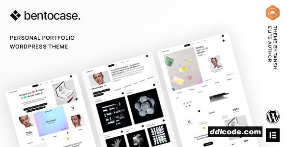 Bentocase - Personal Portfolio WordPress Theme