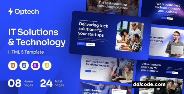 Optech - IT Solutions and Services HTML5 Template