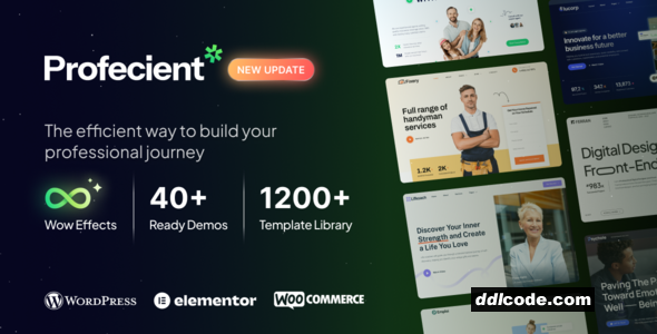 Profecient - Multipurpose Elementor Business & WooCommerce WordPress Theme