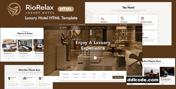 Riorelax - Luxury Hotel HTML Template