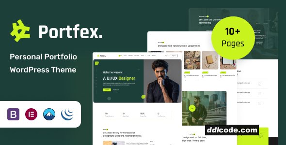 Portfex - Personal Portfolio WordPress Theme