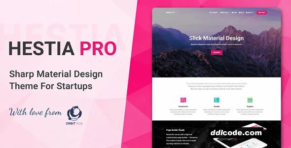 Hestia Pro - Modern Material Design Theme