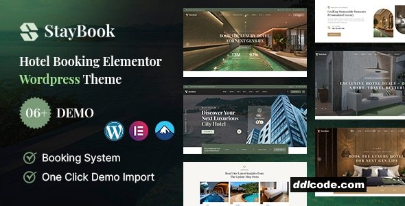 StayBook - Hotel Booking WordPress Theme