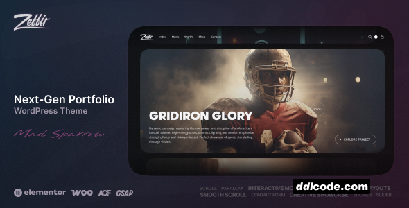 Zeffir - Creative Agency and Portfolio WordPress Theme