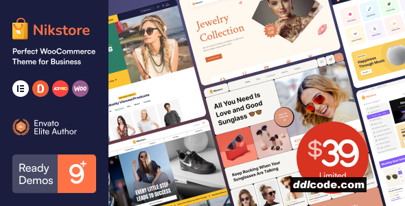 Nikstore - Fashion, Clothing & Jewelry WordPress Theme