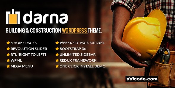 Darna - Building & Construction WordPress Theme