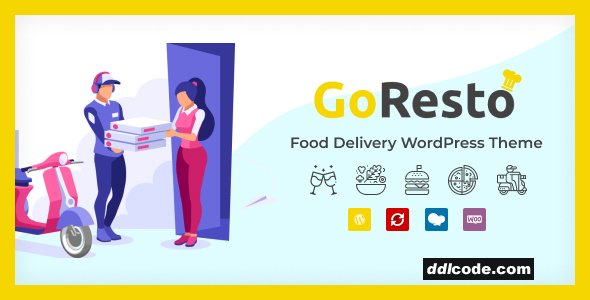 GoResto - Restaurant Food Delivery WordPress Theme