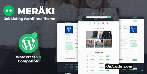 Meraki - Job Board WordPress Theme